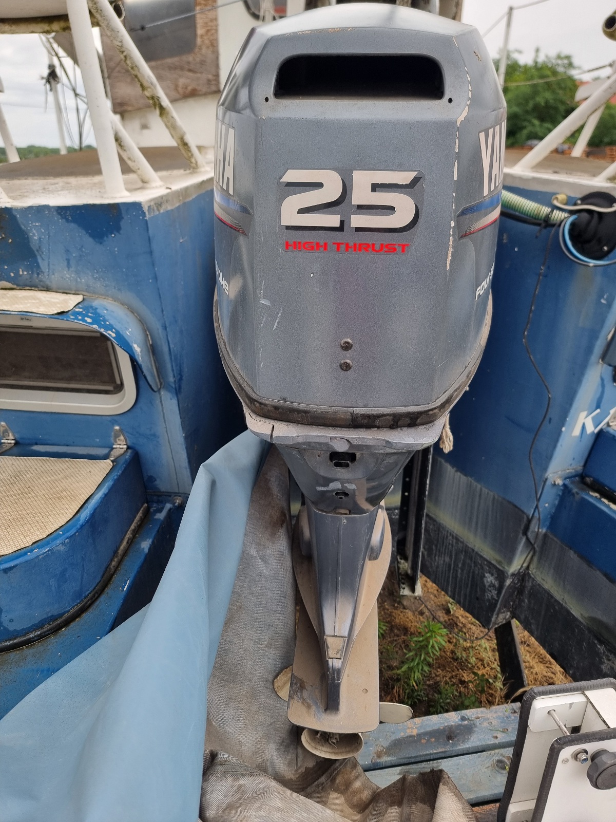 YAMAHA 25 Le 4t FT25BET HIGH THRUST csónakmotor hajómotor 