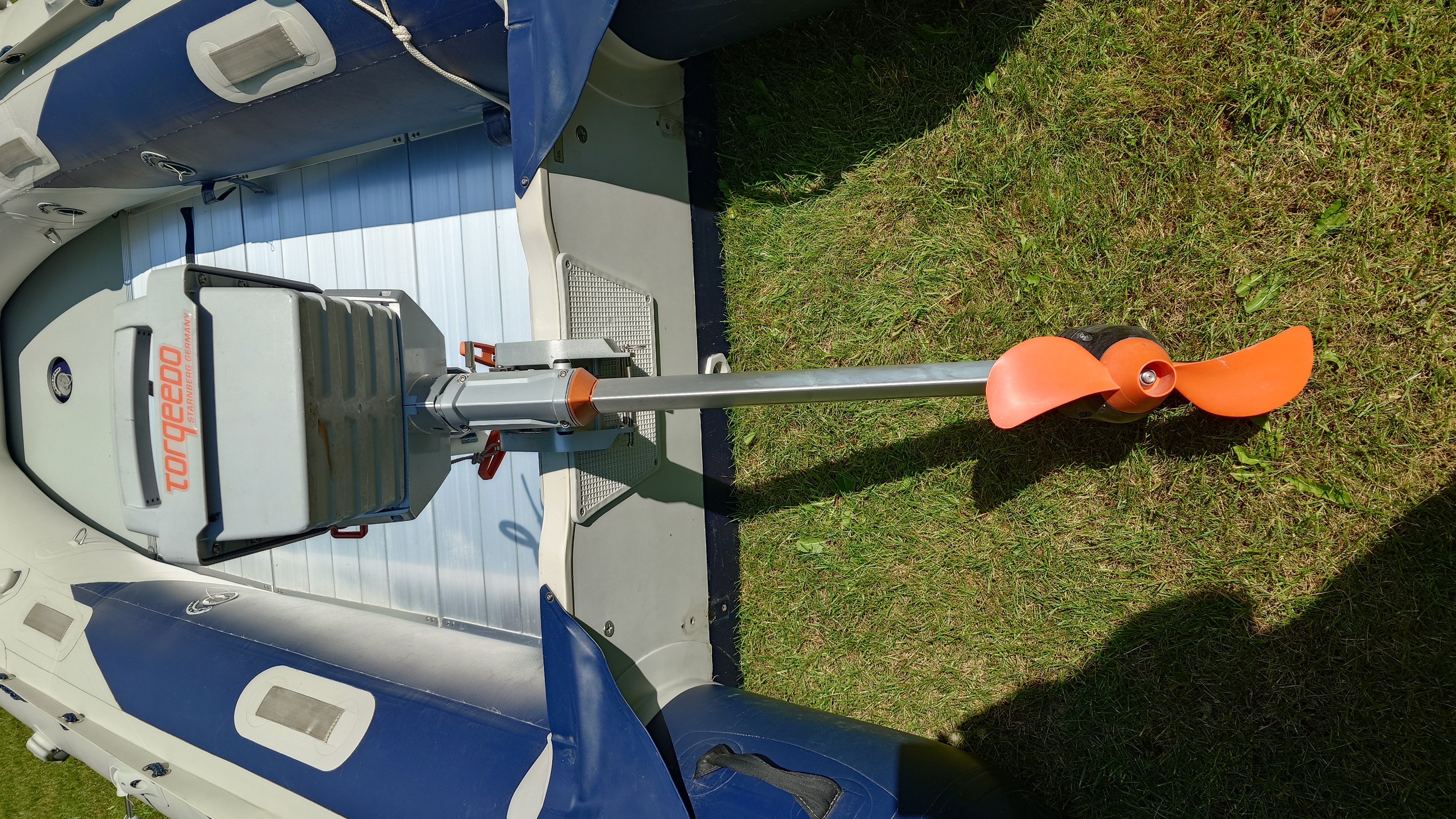 Honda Honwave T35 alu. padlós csónak gumicsónak Torqeedo 1003 Travel motor