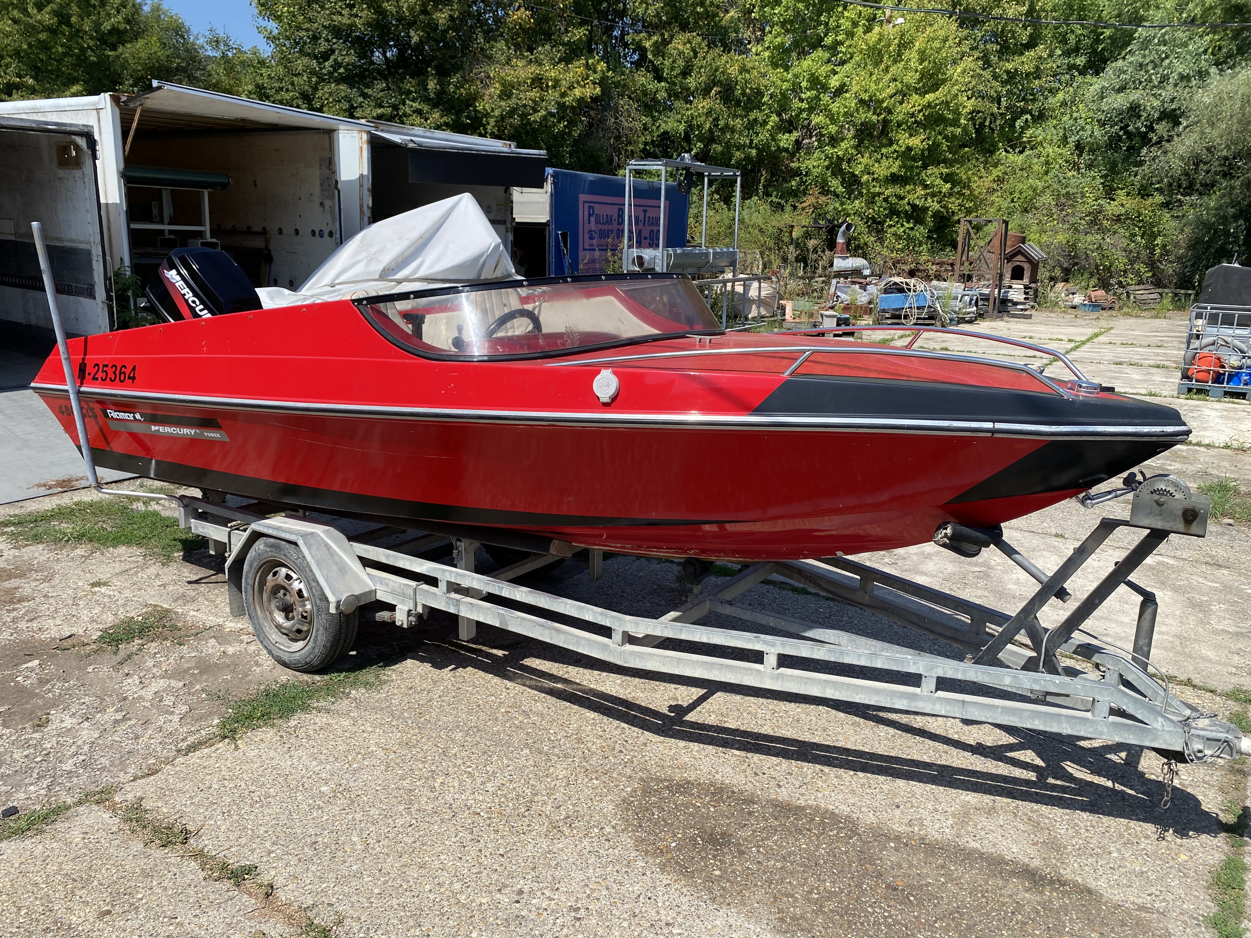 Riamar 480GLS sport hajó Mercury 60 + rendszámos futó