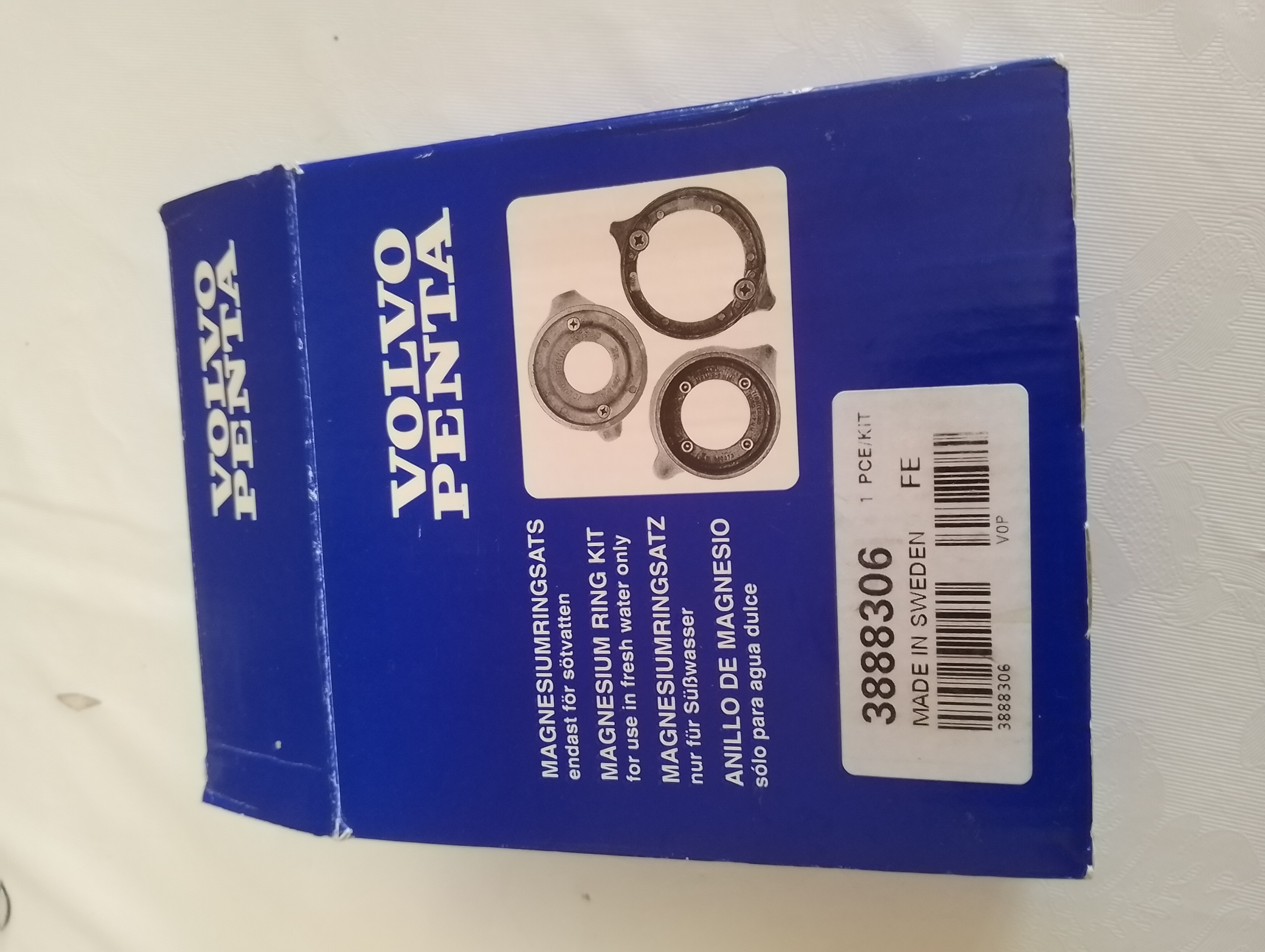 VOLVO PENTA magnésium anód