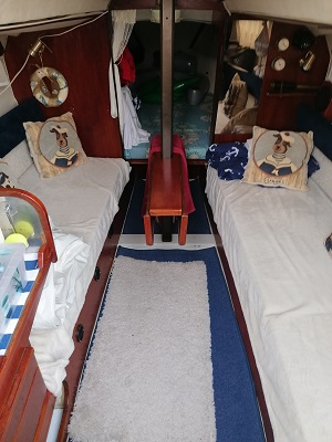 MAXI 77 vitorlás Balatonboglári kikötővel eladó