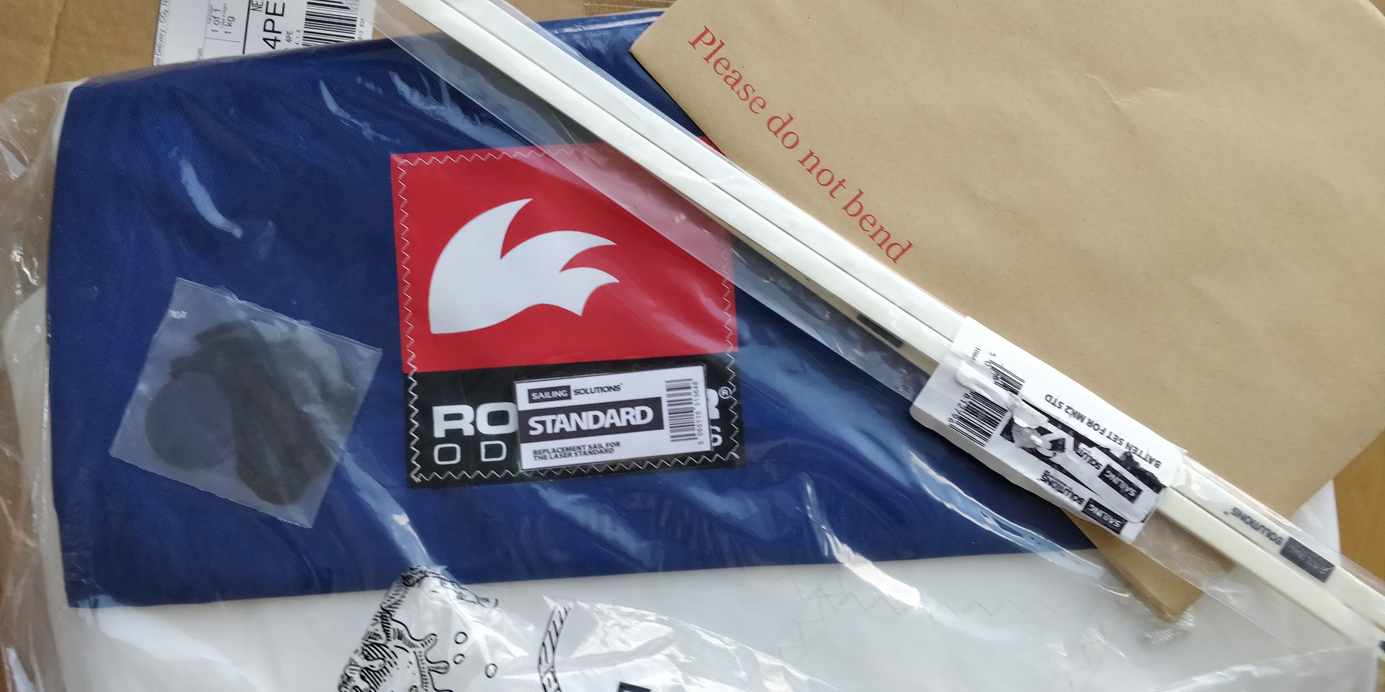 Laser vitorla, 7m2 (standard), MK2 szabású, gyári csomagolásban