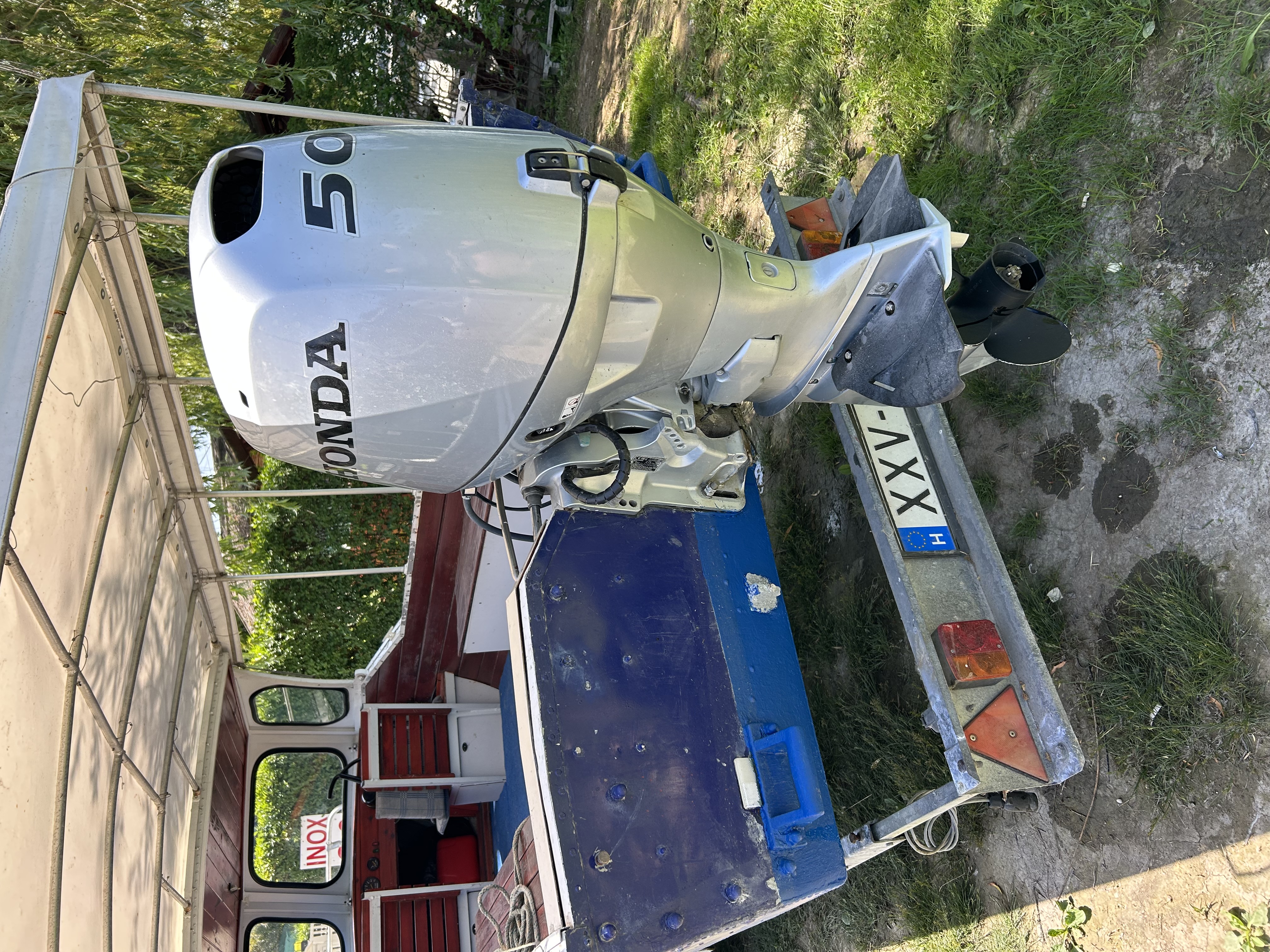 Honda BF 50 Le Csónak motor 120 üzem órás !!!
