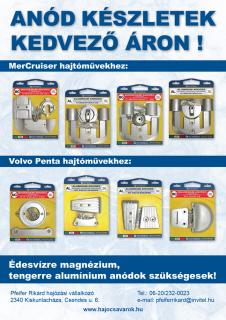 MerCruiser és Volvo Penta anód készletek