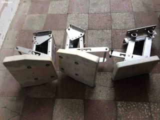 Segédmotor tartó motorcsónakra, rozsdamentes, állítható