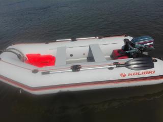 Kolibri Professional KM-330D Gumicsónak Evinrude 15LE motorral