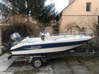 Marinello 470 motorcsónak Yamaha 60 négyütemű motorral, futóval