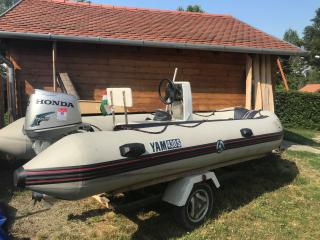 YAM 430 gumicsónak 30le 4 ütemű Honda motor