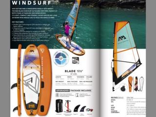 Új Aqua Marina Blade Windurf SUP szörfdeszka vitorla szett