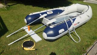 Honda Honwave T35 alu. padlós csónak gumicsónak Torqeedo 1003 Travel motor