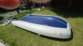 Honda Honwave T35 alu. padlós csónak gumicsónak Torqeedo 1003 Travel motor