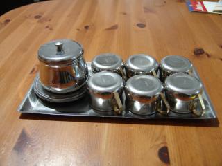 Hajós Inox kávéscsésze készlet