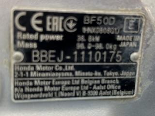Honda BF 50 Le Csónak motor 120 üzem órás !!!